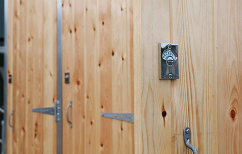 Compost Toilet Door Locking System